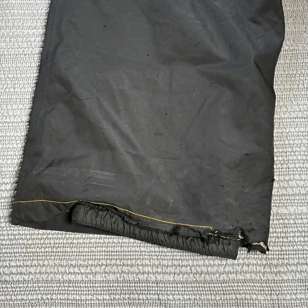 Vintage H-Street H-St Snow Pants Black Orange Stitch Baggy Skate Y2K Mens 36x30